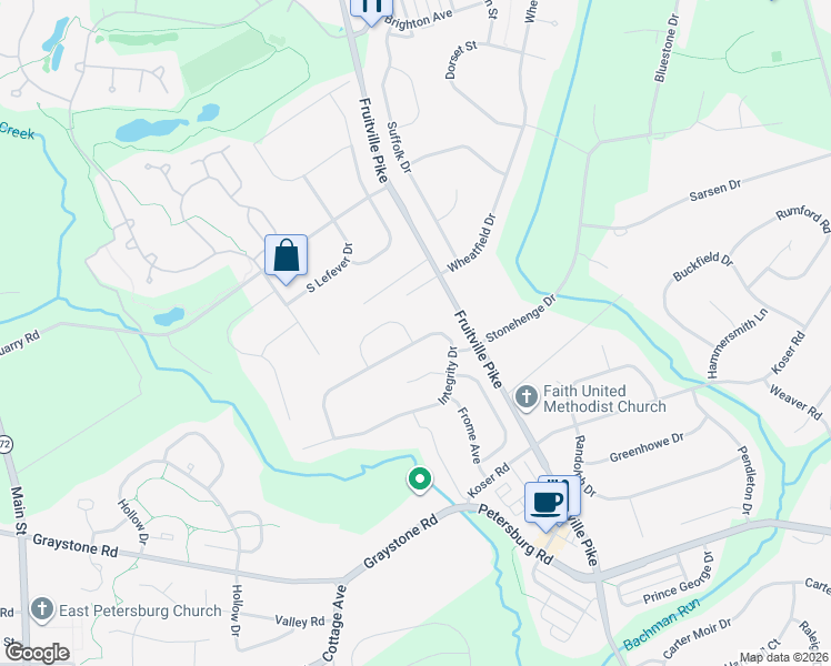 map of restaurants, bars, coffee shops, grocery stores, and more near 10 Station Stone Lane in Lititz