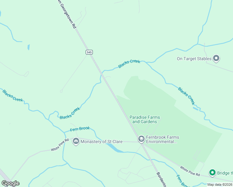 map of restaurants, bars, coffee shops, grocery stores, and more near 129 Bordentown Georgetown Road in Burlington County