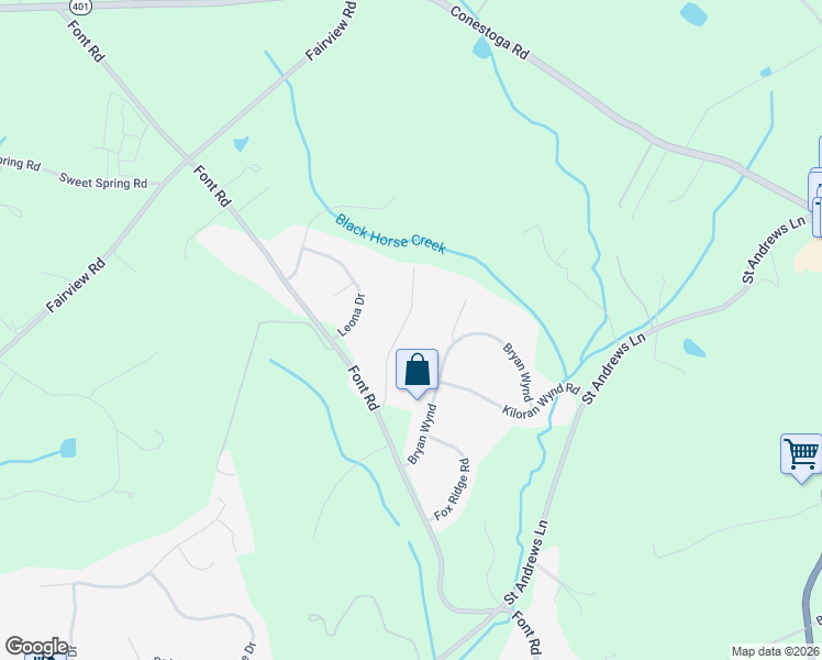 map of restaurants, bars, coffee shops, grocery stores, and more near 60 Rosemary Lane in Glenmoore