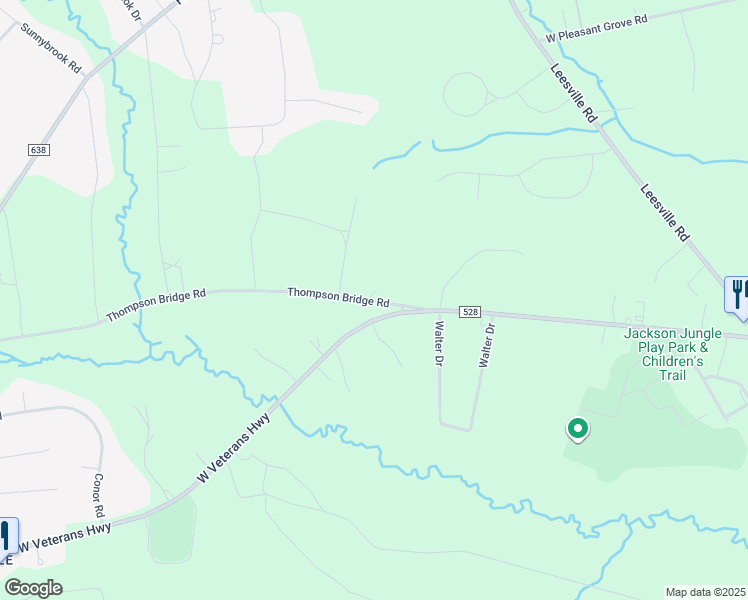 map of restaurants, bars, coffee shops, grocery stores, and more near 19 Thompson Bridge Road in Jackson Township