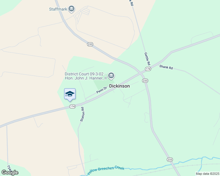 map of restaurants, bars, coffee shops, grocery stores, and more near 1861 Walnut Bottom Road in Newville