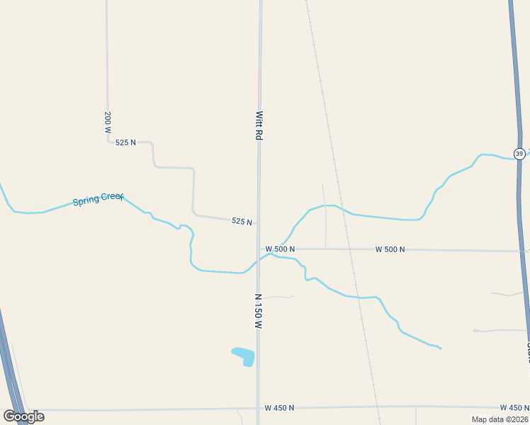 map of restaurants, bars, coffee shops, grocery stores, and more near 5125 North 150 West in Lebanon