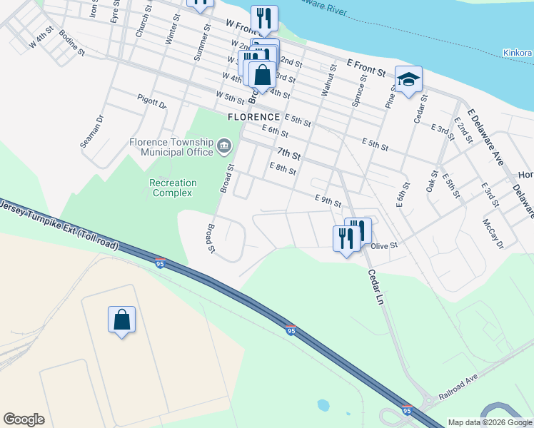 7 Florence Tollgate, Florence Township NJ Walk Score