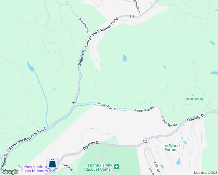 map of restaurants, bars, coffee shops, grocery stores, and more near 137 Mount Saint Joseph Road in Wheeling