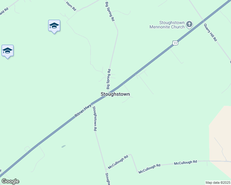 map of restaurants, bars, coffee shops, grocery stores, and more near 2206 Ritner Highway in Shippensburg