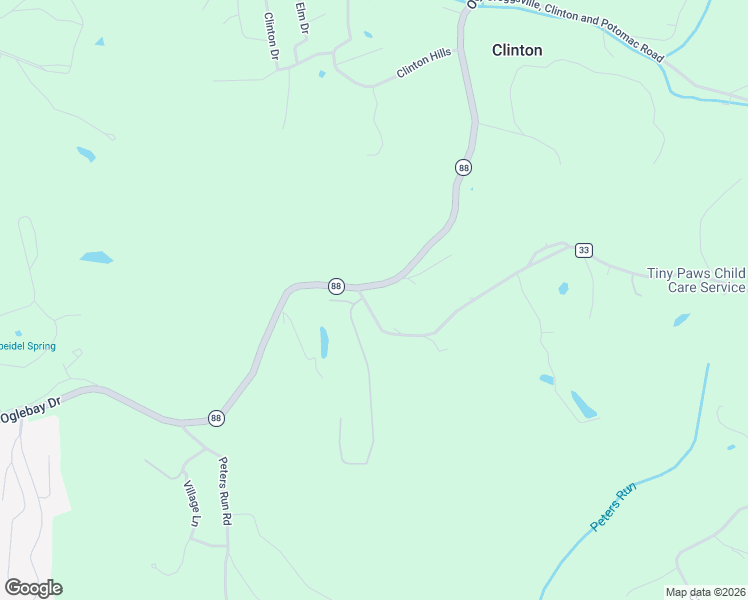 map of restaurants, bars, coffee shops, grocery stores, and more near 4187 Oglebay Drive in Wheeling