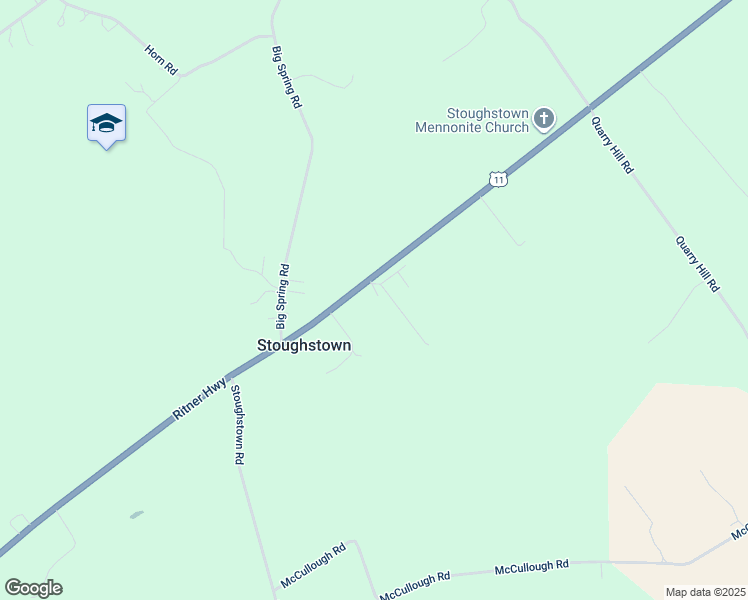 map of restaurants, bars, coffee shops, grocery stores, and more near 2224 Ritner Highway in Shippensburg