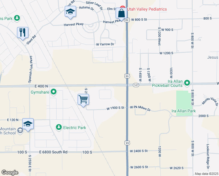 map of restaurants, bars, coffee shops, grocery stores, and more near 1862 Charlotte Court in Mapleton