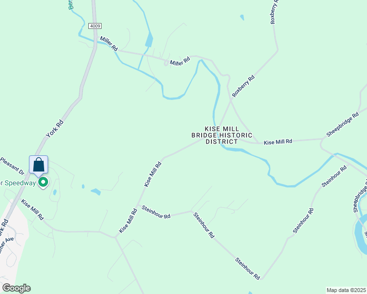 map of restaurants, bars, coffee shops, grocery stores, and more near 415 Kise Mill Road in York Haven
