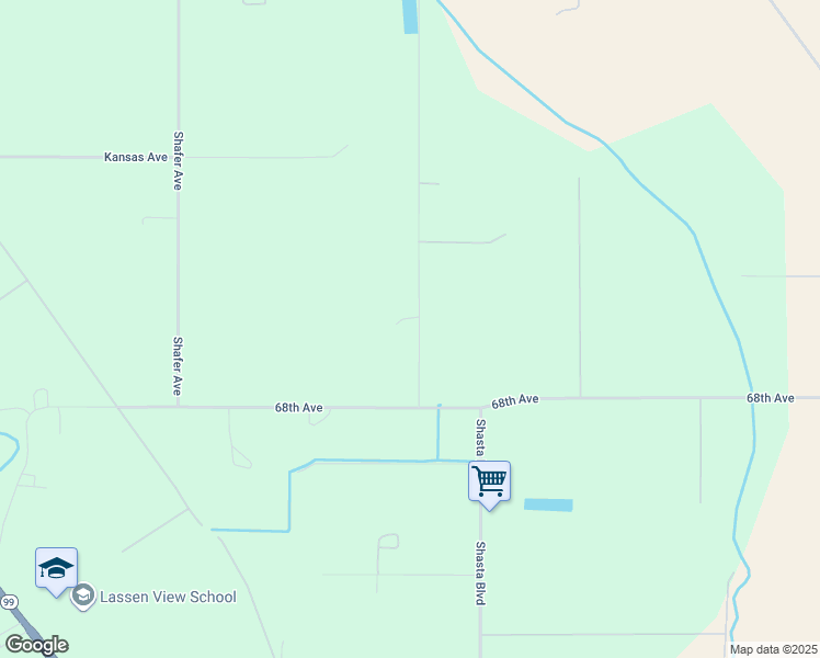 map of restaurants, bars, coffee shops, grocery stores, and more near 11123-11217 Day Avenue in Los Molinos