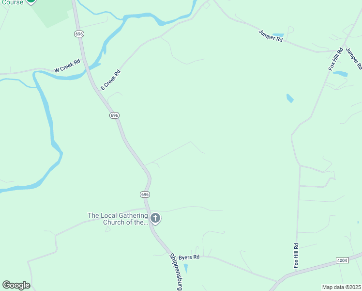 map of restaurants, bars, coffee shops, grocery stores, and more near 24 Null Lane in Shippensburg