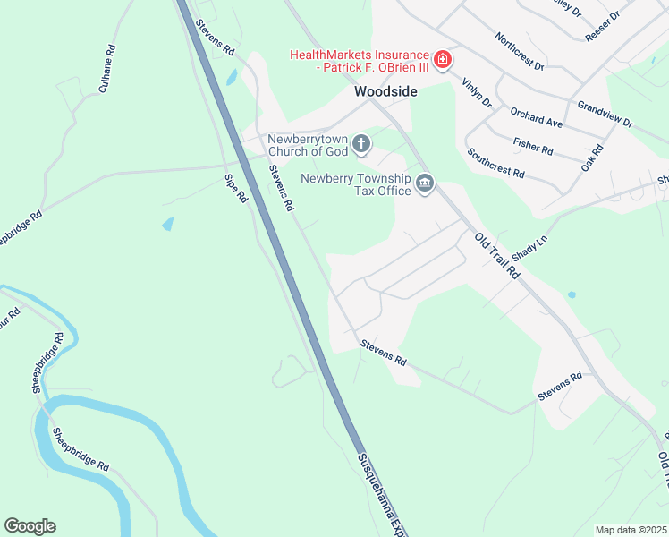 map of restaurants, bars, coffee shops, grocery stores, and more near 580 Stevens Road in York Haven