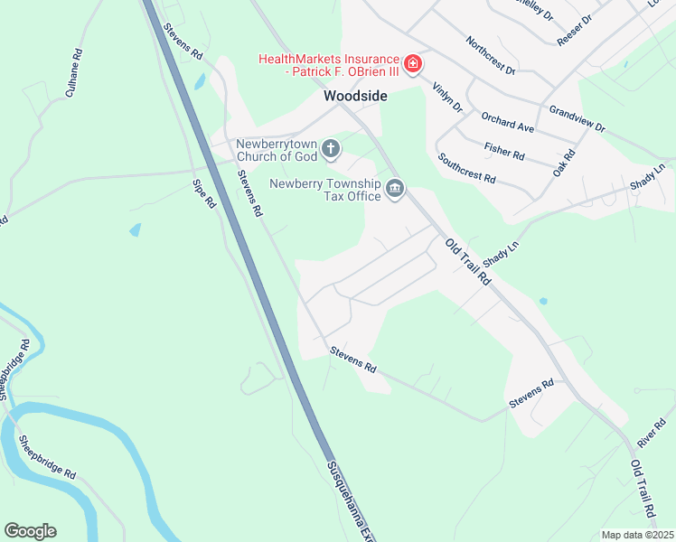 map of restaurants, bars, coffee shops, grocery stores, and more near 165 Wilson Road in York Haven