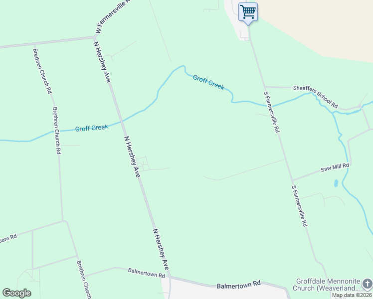 map of restaurants, bars, coffee shops, grocery stores, and more near 332 South Farmersville Road in Ephrata Township