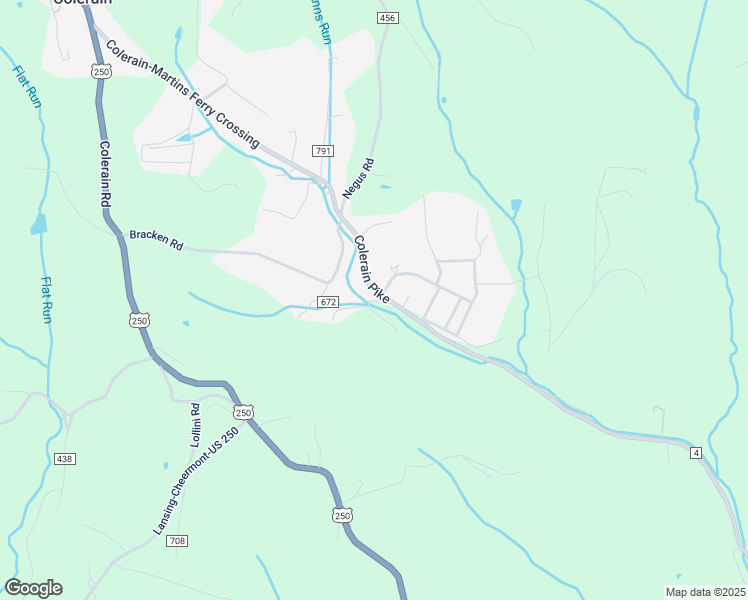 map of restaurants, bars, coffee shops, grocery stores, and more near 54671 Thomas Road in Martins Ferry