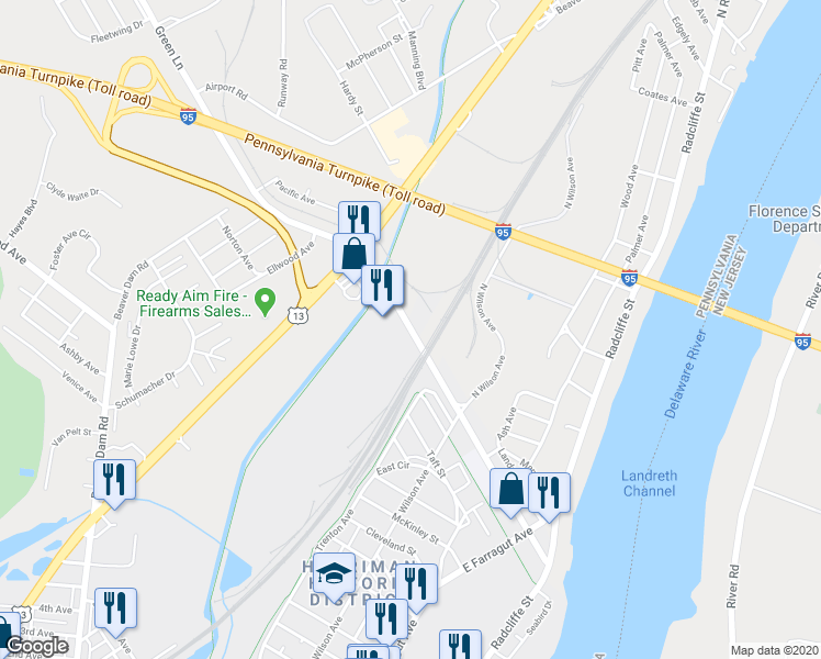 map of restaurants, bars, coffee shops, grocery stores, and more near 300 Green Lane in Bristol