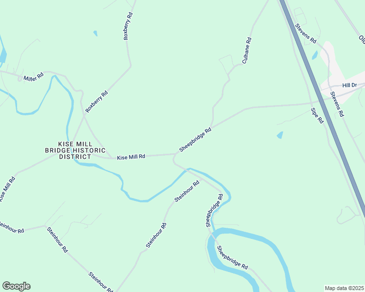 map of restaurants, bars, coffee shops, grocery stores, and more near 585 Sheep Bridge Road in York Haven