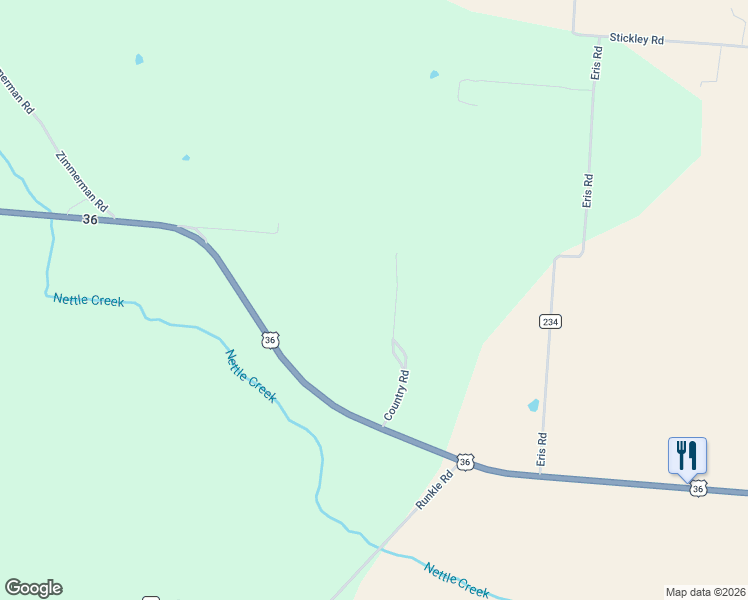 map of restaurants, bars, coffee shops, grocery stores, and more near 160 Country Road in Urbana