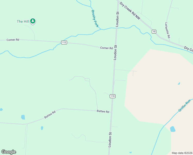 map of restaurants, bars, coffee shops, grocery stores, and more near 4119 Loudon Street in Granville