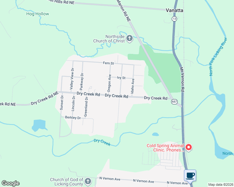 map of restaurants, bars, coffee shops, grocery stores, and more near 31 South Utah Avenue in Newark