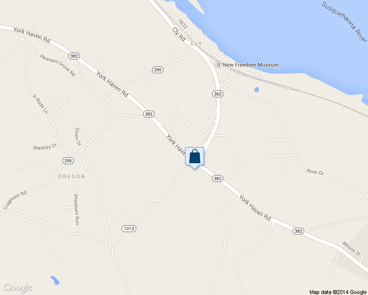 map of restaurants, bars, coffee shops, grocery stores, and more near 745 York Haven Road in York Haven