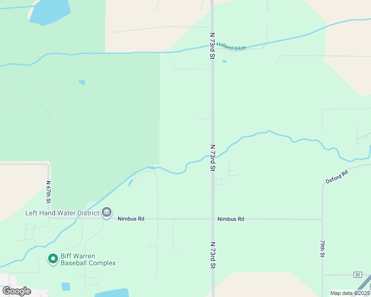 map of restaurants, bars, coffee shops, grocery stores, and more near 7801-7877 North 73rd Street in Longmont