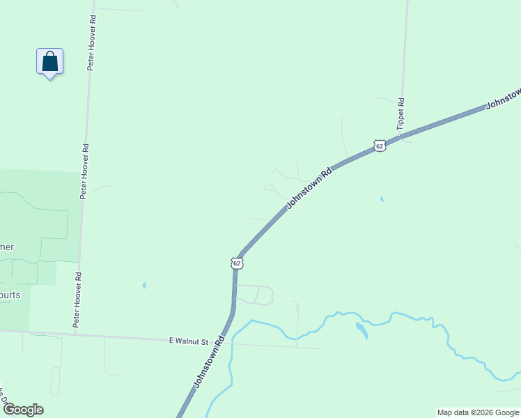 map of restaurants, bars, coffee shops, grocery stores, and more near 11561 Johnstown Road in New Albany