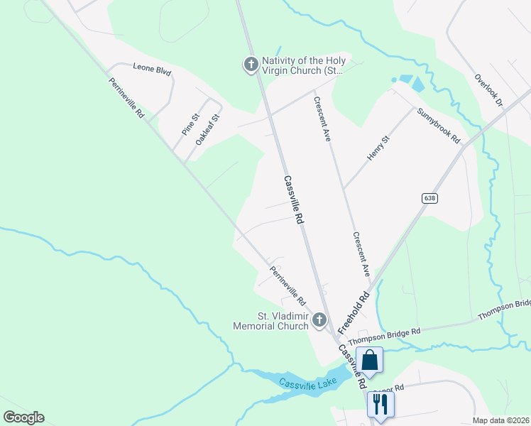 map of restaurants, bars, coffee shops, grocery stores, and more near 277 Andrews Road in Jackson Township