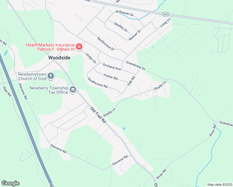 map of restaurants, bars, coffee shops, grocery stores, and more near 120 Southcrest Road in York Haven