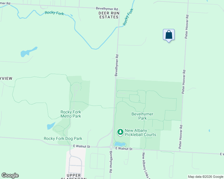 map of restaurants, bars, coffee shops, grocery stores, and more near 8051 Bevelhymer Road in Westerville