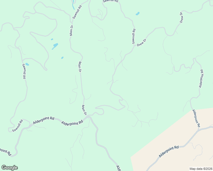 map of restaurants, bars, coffee shops, grocery stores, and more near 3765 Sawmill Road in Garberville