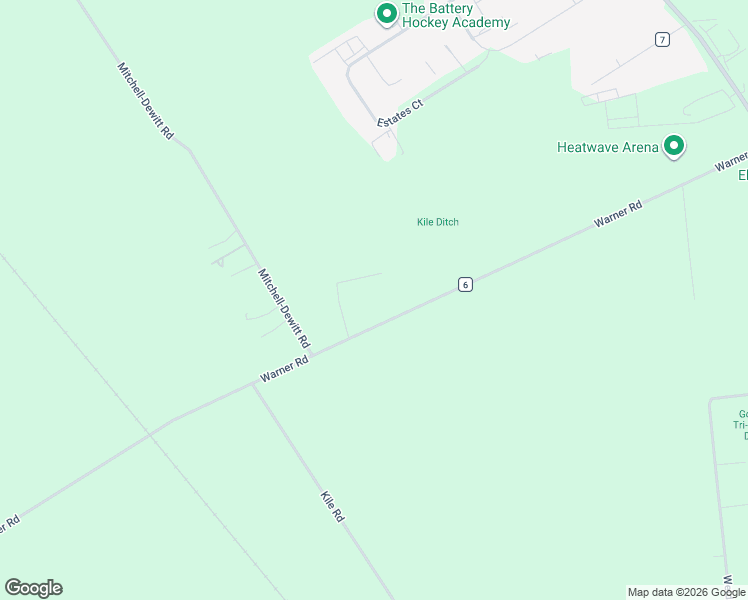 map of restaurants, bars, coffee shops, grocery stores, and more near 9255 Warner Road in Plain City