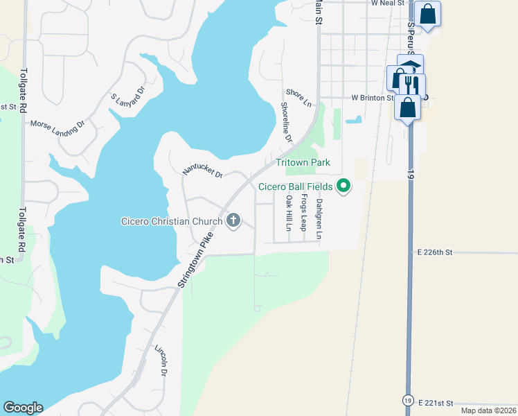 map of restaurants, bars, coffee shops, grocery stores, and more near 2009 Chaptico in Cicero