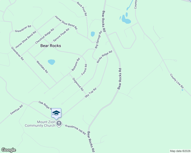 map of restaurants, bars, coffee shops, grocery stores, and more near 2056 Rocky Ridge Road in Acme