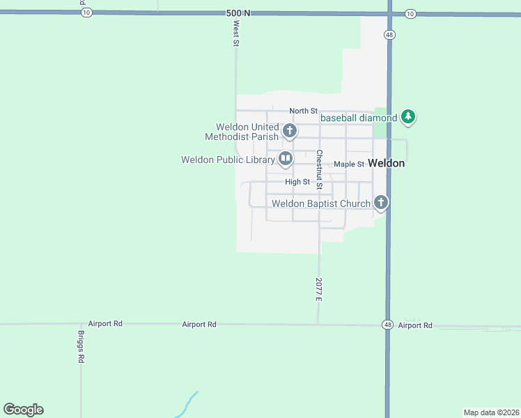 map of restaurants, bars, coffee shops, grocery stores, and more near 19 Lynn Street in Weldon