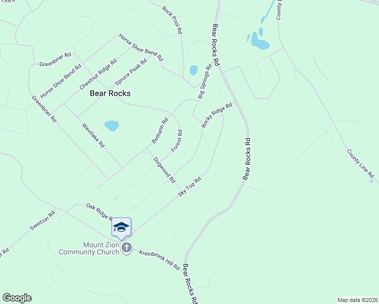 map of restaurants, bars, coffee shops, grocery stores, and more near 2056 Rocky Ridge Rd in Acme