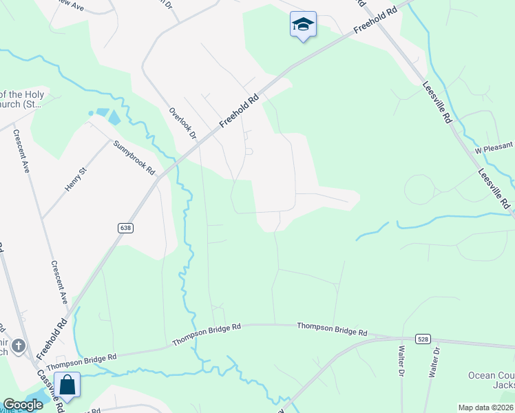 map of restaurants, bars, coffee shops, grocery stores, and more near 364 East Bird Village Road in Jackson Township