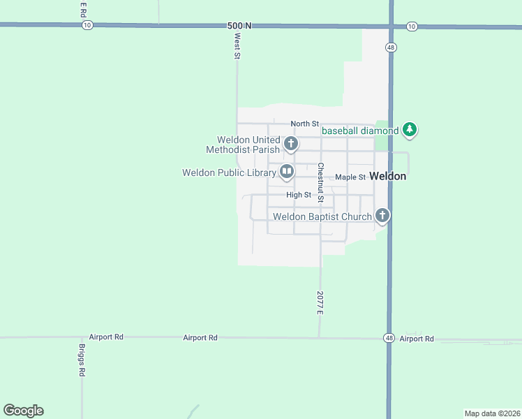 map of restaurants, bars, coffee shops, grocery stores, and more near 19 Lynn Street in Weldon