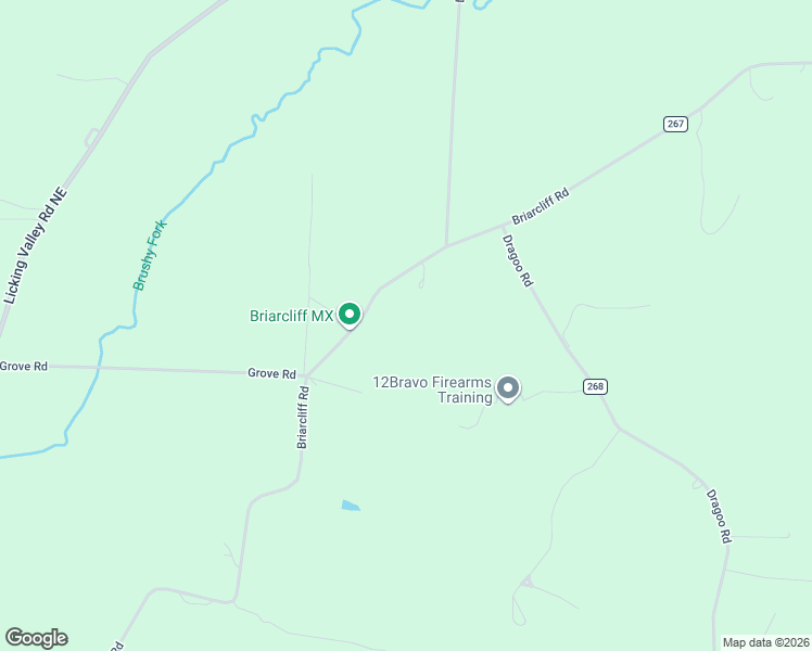 map of restaurants, bars, coffee shops, grocery stores, and more near 4338 Briarcliff Road in Nashport