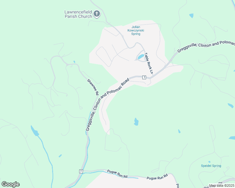 map of restaurants, bars, coffee shops, grocery stores, and more near 280 GC&P Road in Triadelphia