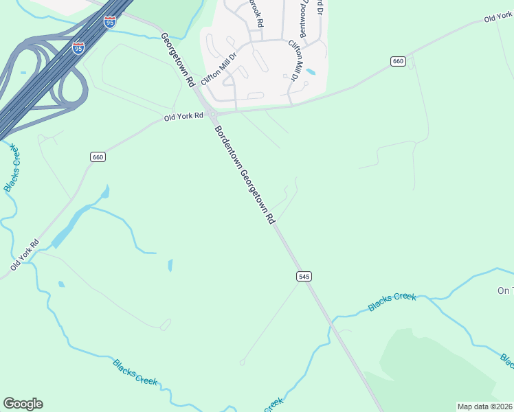 map of restaurants, bars, coffee shops, grocery stores, and more near 108 Bordentown Georgetown Road in Chesterfield Township