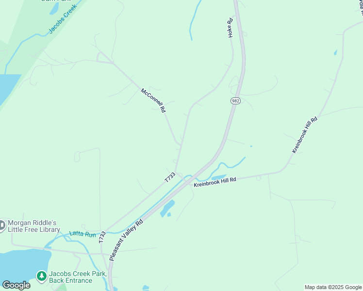 map of restaurants, bars, coffee shops, grocery stores, and more near Hoke Road in Fayette County
