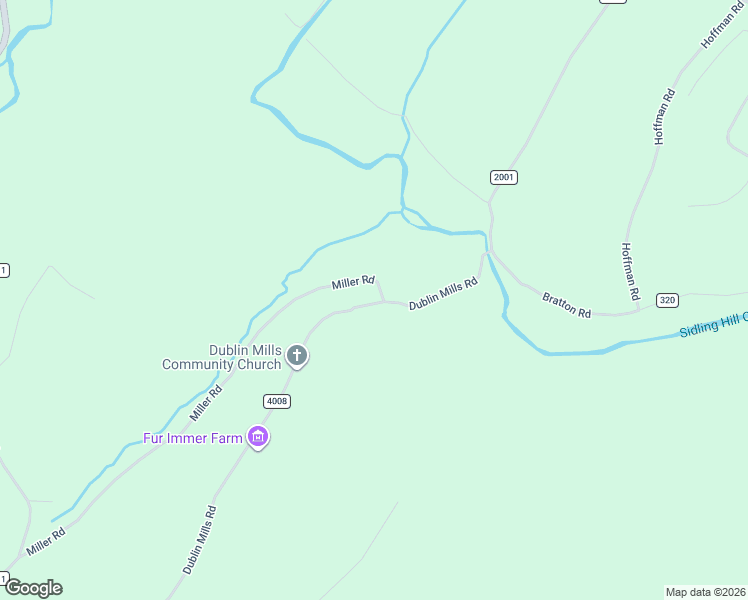 map of restaurants, bars, coffee shops, grocery stores, and more near 2992 Dublin Mills Road in Hustontown