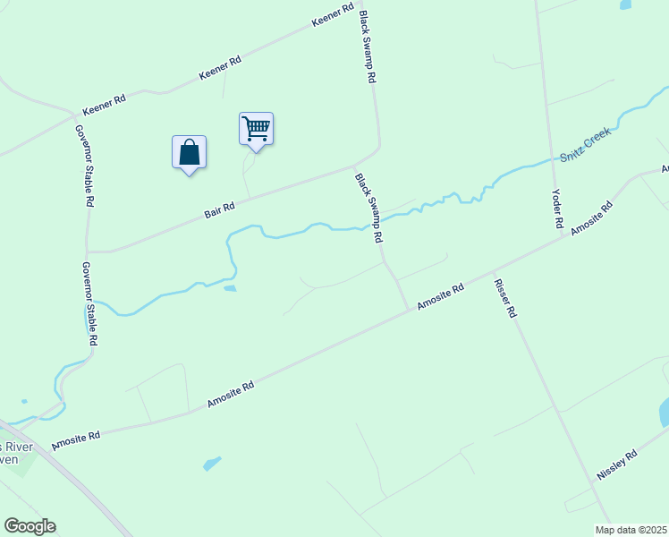 map of restaurants, bars, coffee shops, grocery stores, and more near 116 Retherford Drive in Bainbridge