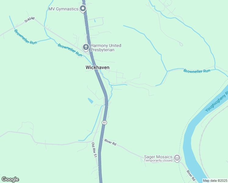 map of restaurants, bars, coffee shops, grocery stores, and more near 325 Wickhaven Road in Wickhaven