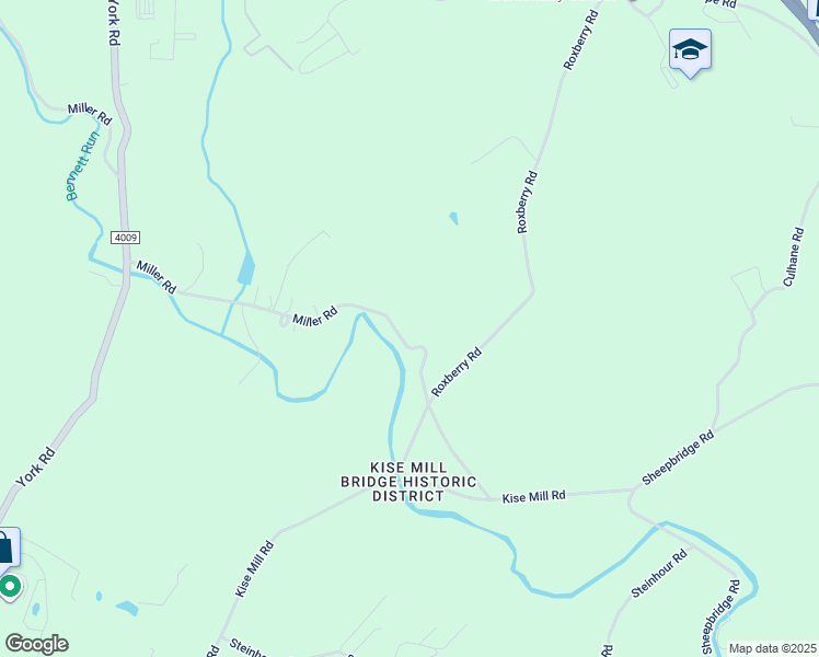 map of restaurants, bars, coffee shops, grocery stores, and more near 365 Roxberry Road in York Haven