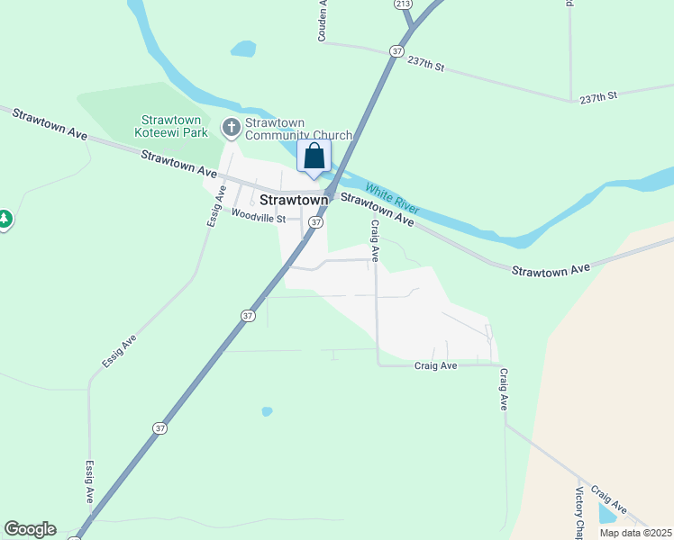 map of restaurants, bars, coffee shops, grocery stores, and more near 22837 Craig Avenue in Noblesville