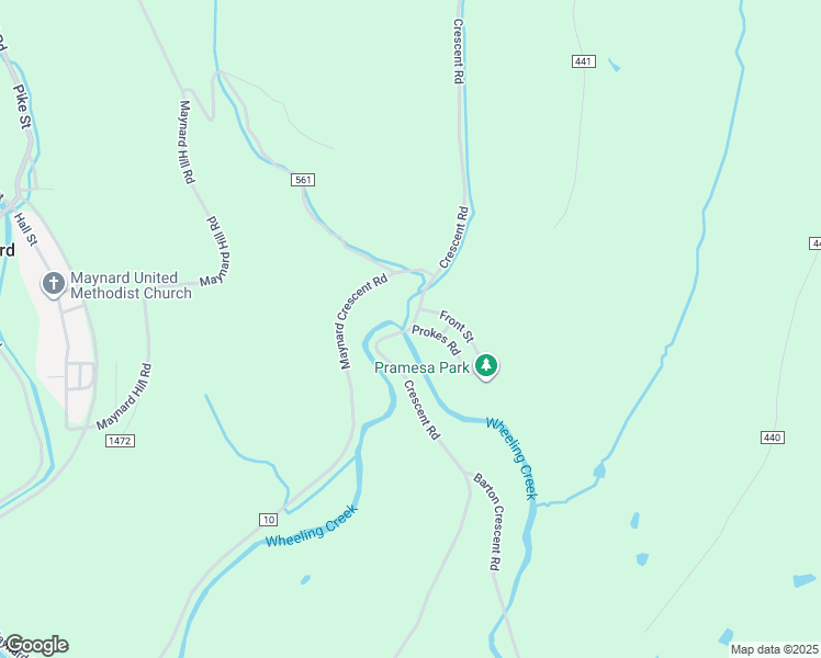 map of restaurants, bars, coffee shops, grocery stores, and more near 71820 Saint Clairsville-Crescent Road in St. Clairsville