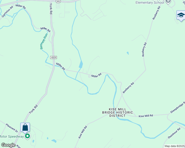 map of restaurants, bars, coffee shops, grocery stores, and more near 480 Miller Road in York Haven