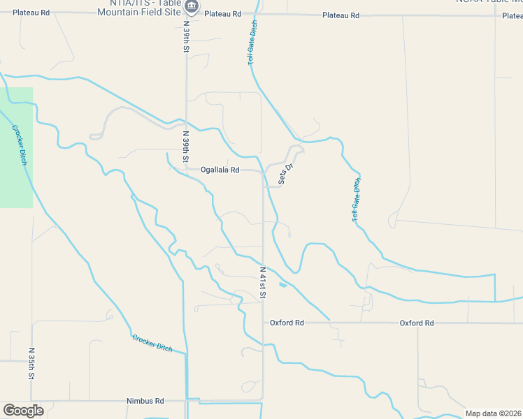 map of restaurants, bars, coffee shops, grocery stores, and more near 8125 North 41st Street in Longmont